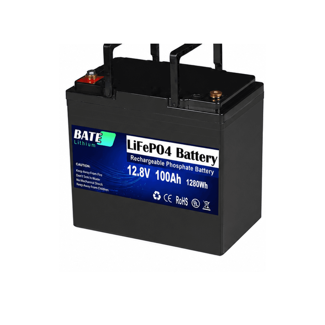 12.8V 100Ah LiFePO4 Battery - 1
